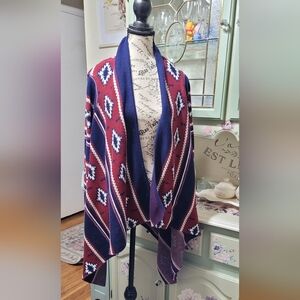 Western Inspired Waterfall Cardigan